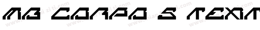 MB Corpo S Text Regular字体转换